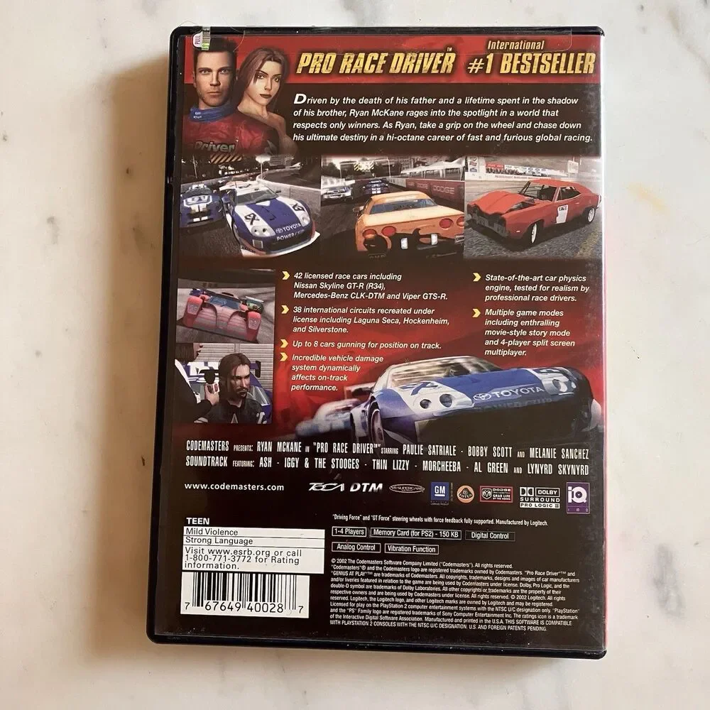Pro Race Driver‎ (Sony PlayStation 2, 2002)
